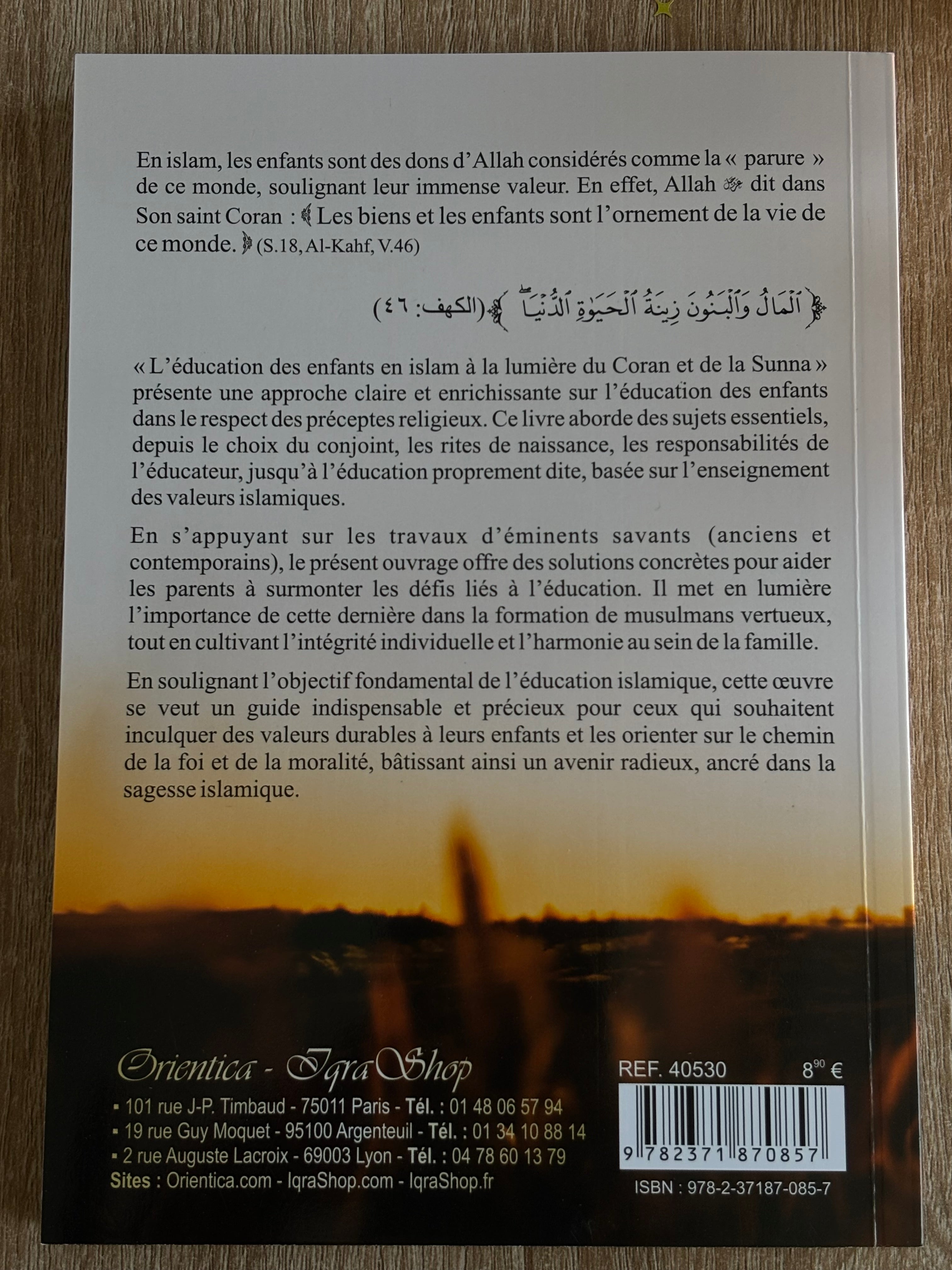 L’éducation des enfants en islam a la lumière du Coran et de la Sunnah